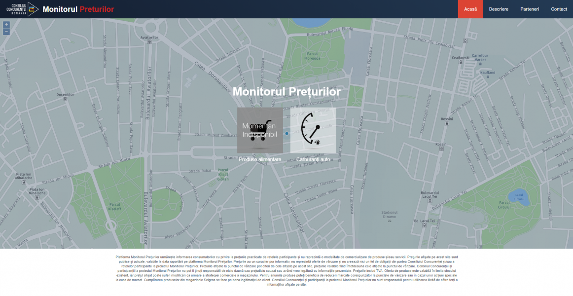 Monitorul prețului are succes online