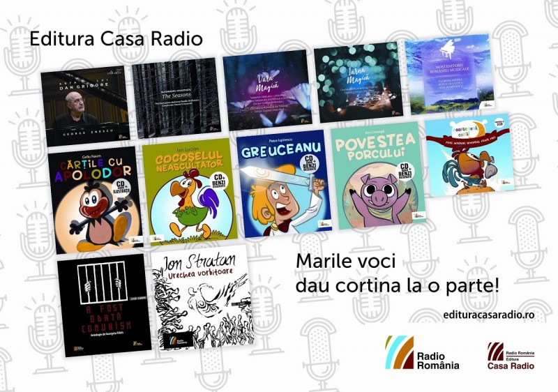 Editura Casa Radio aduce mari autori şi mari voci la Târgul Gaudeamus Radio România