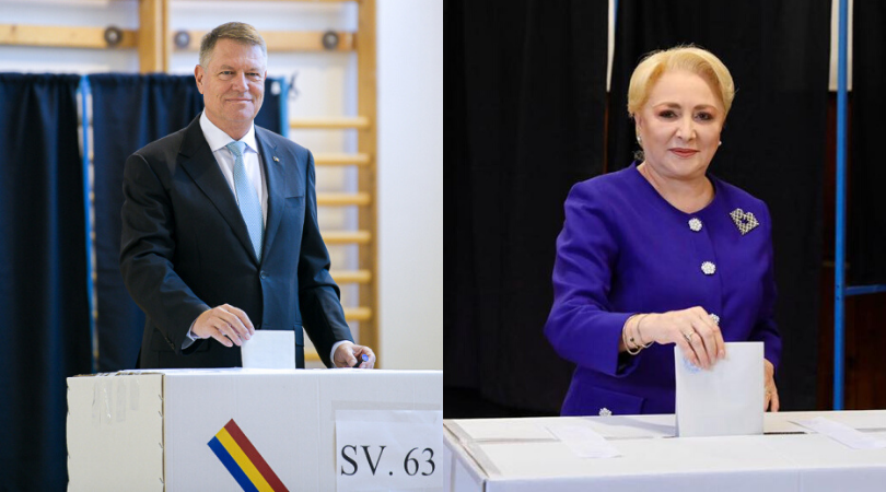 Iohannis și Dăncilă și-au exprimat opțiunile de vot în Capitală Iohannis și Dăncilă și-au exprimat opțiunile de vot în Capitală