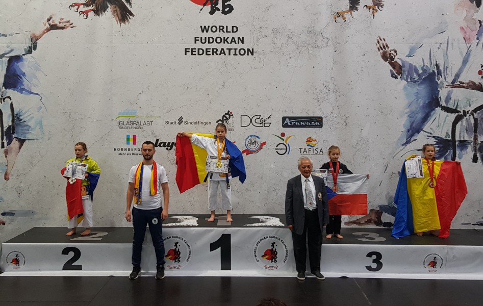 Aur, argint și bronz pentru micii karatiști brașoveni la Mondiale