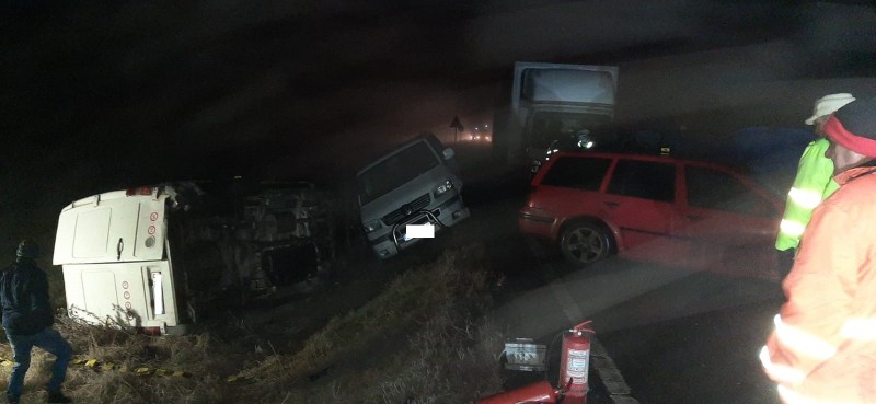 DN 12, blocat în jud. Covasna din cauza unui accident