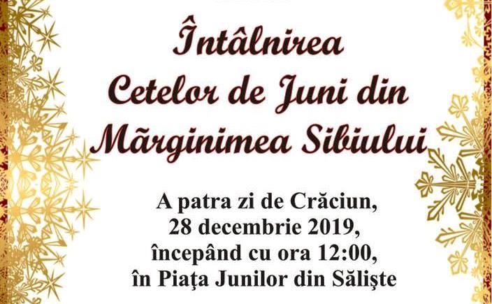 La Sălişte, în judeţul Sibiu, are loc tradiţionala Întâlnire a Cetelor de Juni La Sălişte, în judeţul Sibiu, are loc tradiţionala Întâlnire a Cetelor de Juni