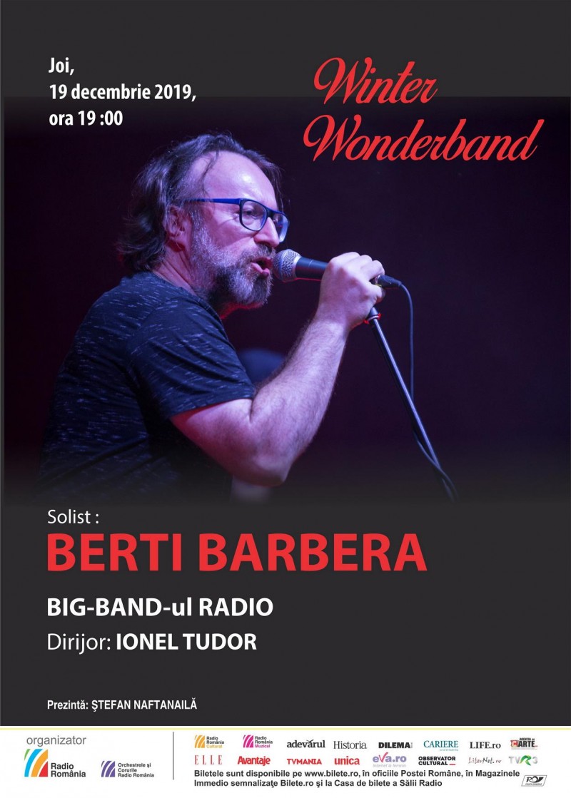 Winter Wonderband – Seară de Crăciun cu Berti Barbera şi Big Band-ul Radio