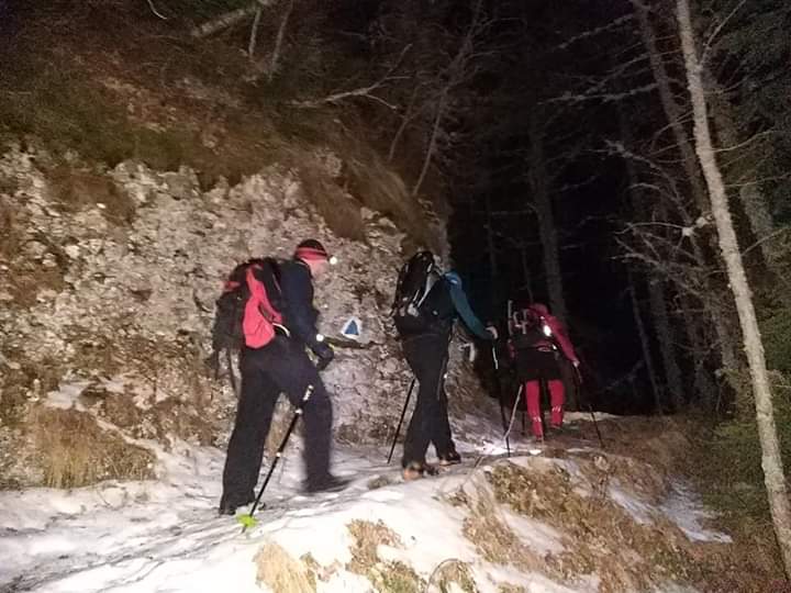 Turist blocat în Bucegi