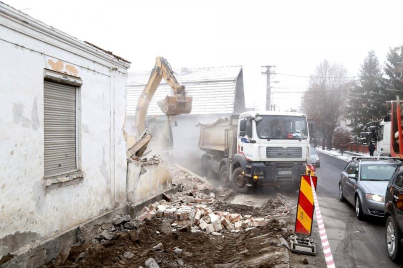 Lucrări de fluidizare a traficului în Municipiul Reghin