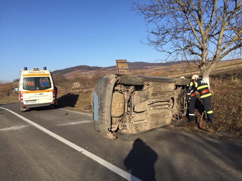 Accident cu 3 victime la Batoș