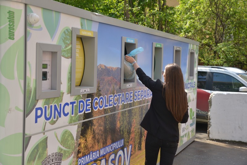 Peste 100 de puncte de colectare a deşeurilor reciclabile, la Braşov