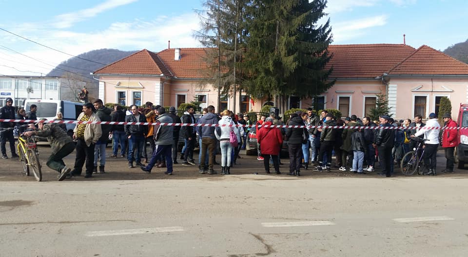 Protest azi la Apold Protest azi la Apold
