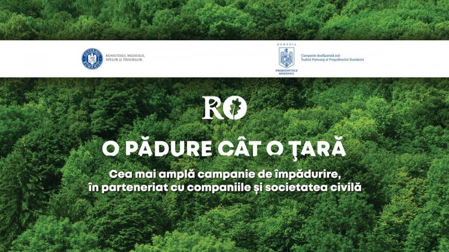 Campania naţională de împădurire „O pădure cât o ţară”