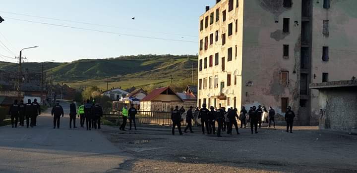 Intervenție a polițiștilor la Târnăveni