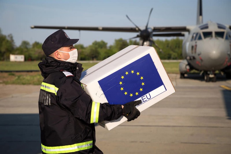 Misiune de transport aerian în Italia