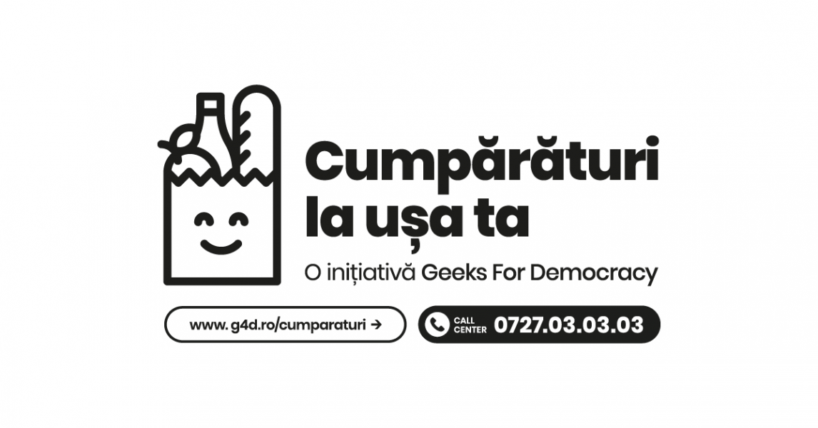 Voluntarii mureșeni se implică în programul Cumpărături la ușa ta