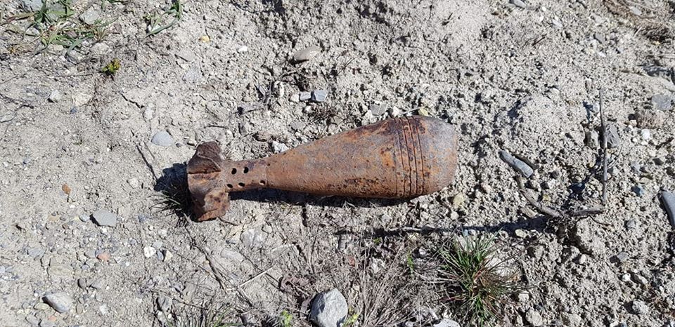 Element de muniţie, găsit pe o stradă din Miercurea Ciuc