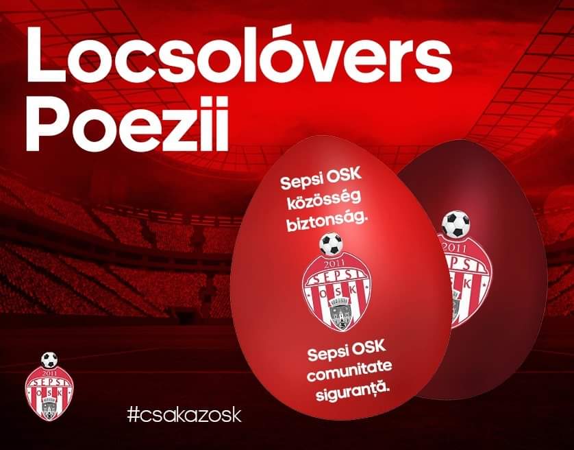 Sepsi Sf.Gheorghe, concurs de versuri folosite la stropit de Paști
