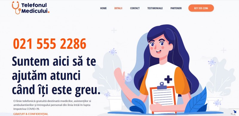 „Telefonul medicului” este un nou serviciu în parteneriat cu Alianța Medicilor și Federația Asociațiilor Studenților de Medicină din România