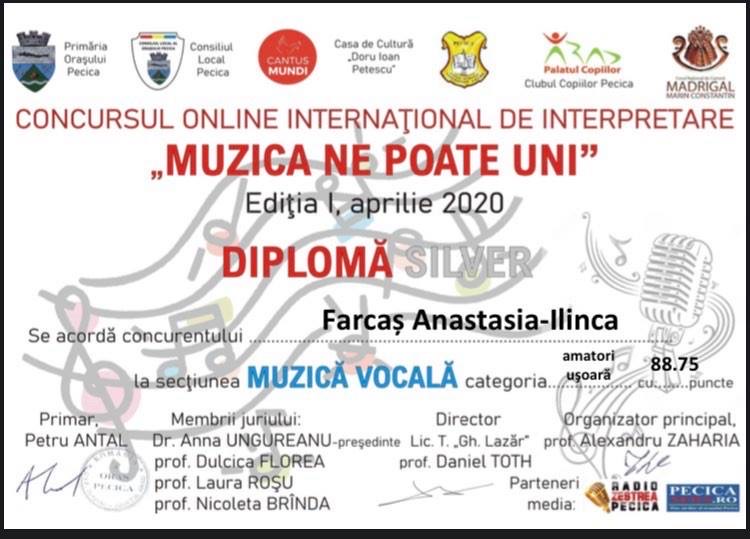 Premiu pentru Ilinca Farcaş