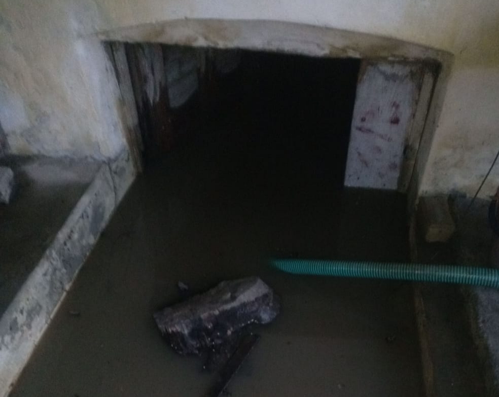 Inundații în localitatea mureșeană Nadeș
