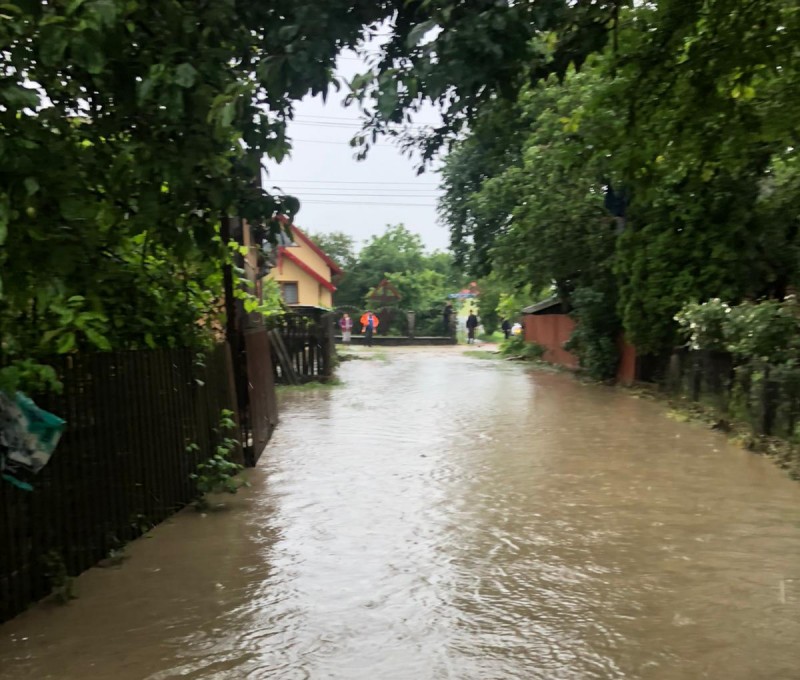 Localități de pe Valea Gurghiului, afectate de inundații