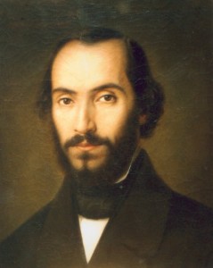 29 iunie 1819 - Nicolae Bălcescu, istoric și revoluționar român. Tablou de Gheorghe Tattarescu, în 1851 (balcescuint.licee.edu.ro, by upload.wikimedia.org)