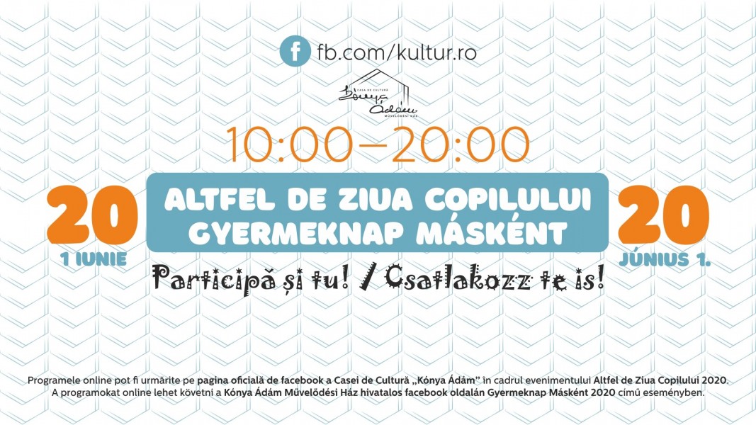 Programe online de Ziua Copilului, la Sf Gheorghe