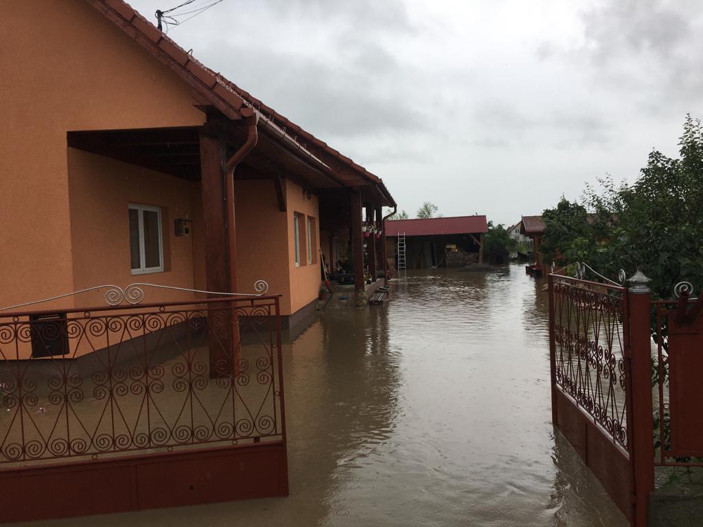 58 de localități mureșene sunt afectate de inundații