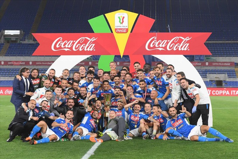 Napolia a câștigat Cupa Italiei la fotbal