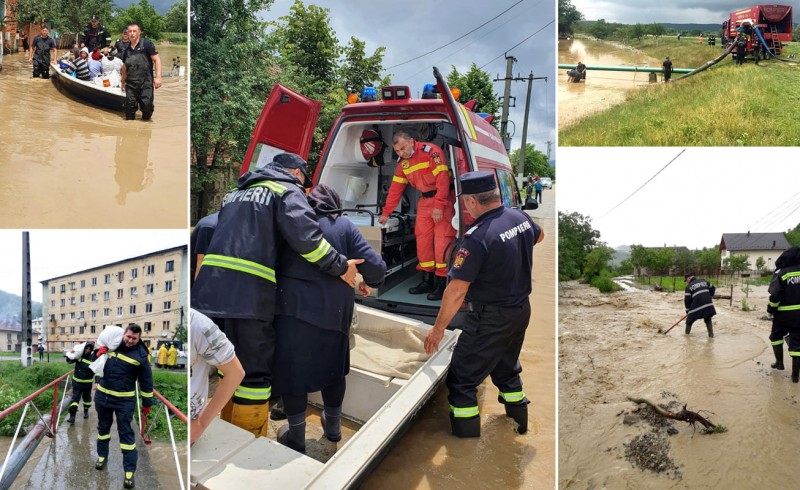 Peste 24.000 de angajaţi MAI acţionează în sprijinul populaţiei şi pentru limitarea efectelor fenomenelor meteo