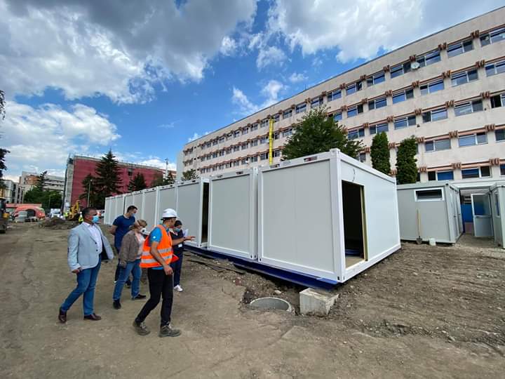 Spitalul modular de la Braşov ar putea fi gata în 6 săptămâni