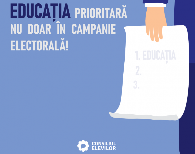 Consiliul Național al Elevilor critică declarațiile recente ale autorităților în legătură cu începerea noului an școlar