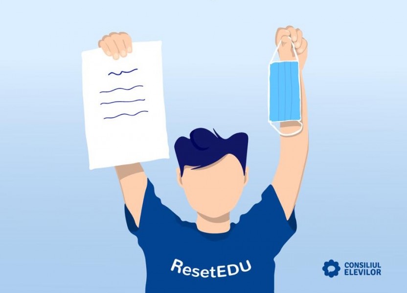 Consiliul Naţional al Elevilor cere măști pentru toți copiii și dascălii din școli