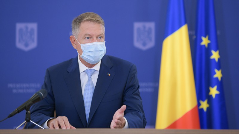Iohannis, nou apel la români să poarte mască