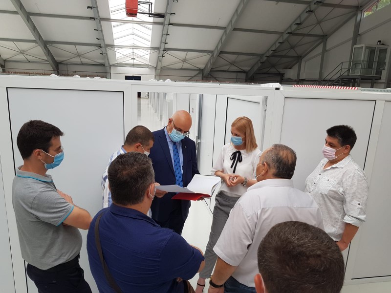 Spitalul modular din Târgu Mureș este pregătit pentru primii pacienți Spitalul modular din Târgu Mureș este pregătit pentru primii pacienți
