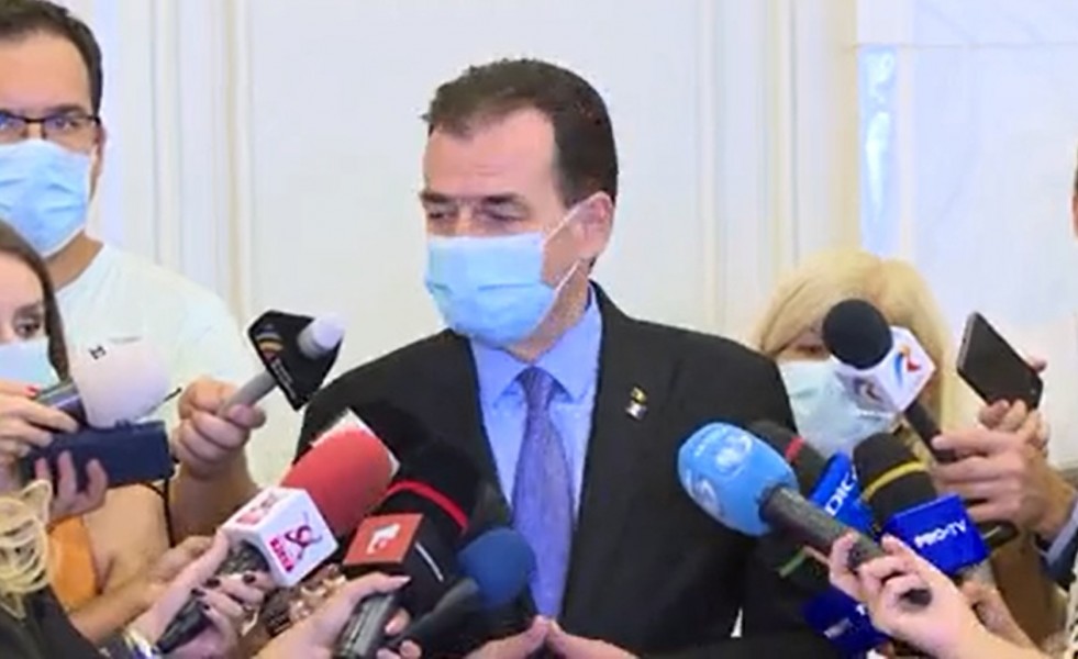 Guvernul lui Ludovic Orban a supravieţuit moţiunii de cenzură din Parlamentul României