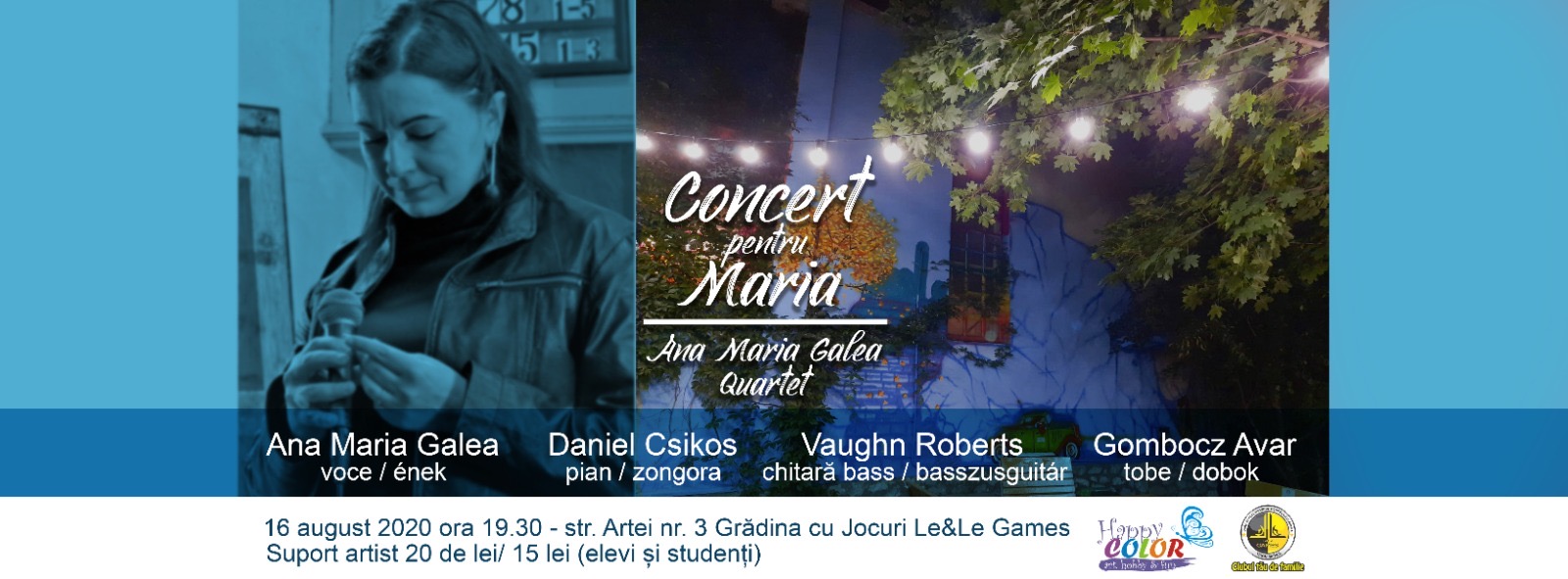 „Concert pentru Maria” – Ana Maria Galea Quartet