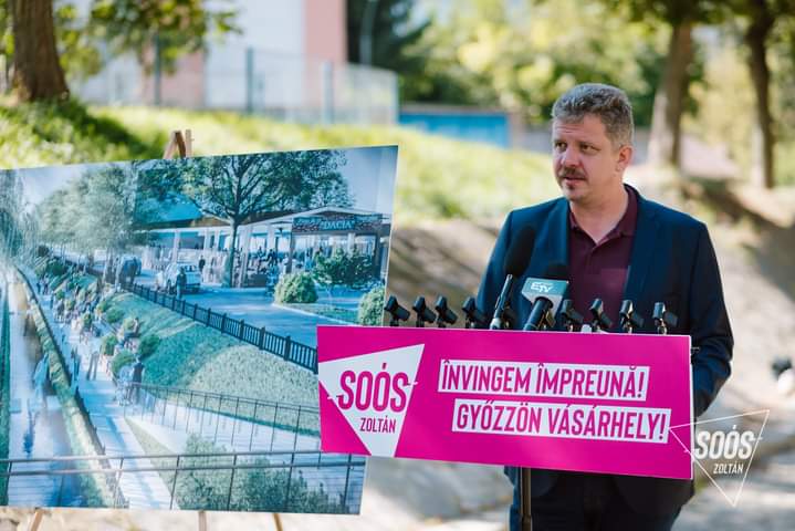ELECTORALĂ/Candidatul independent Soós Zoltán vrea amenajarea Pârâului Pocloș