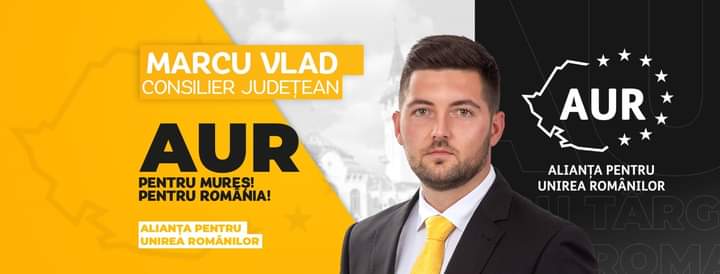 ELECTORALĂ/Alianța pentru Unirea Românilor Mureș îl propune pe Vlad Marcu pentru funcția de consilier județean