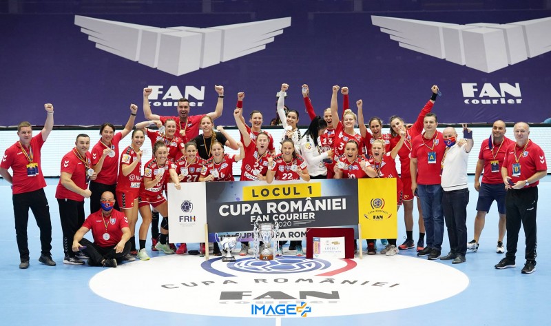 SCM Rm.Vâlcea, câștigătoarea Cupei României la handbal feminin
