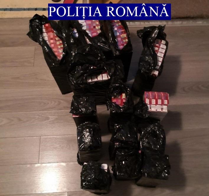 Percheziții în Mureș într-un dosar de deținere de țigarete și alcool peste limita admisă de lege