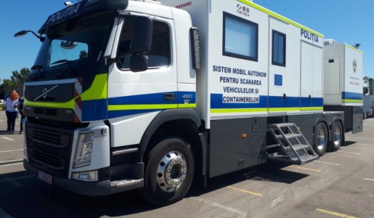 Poliţia Română a obținut finanțare europeană pentru un sistem mobil de scanare a vehiculelor și containerelor