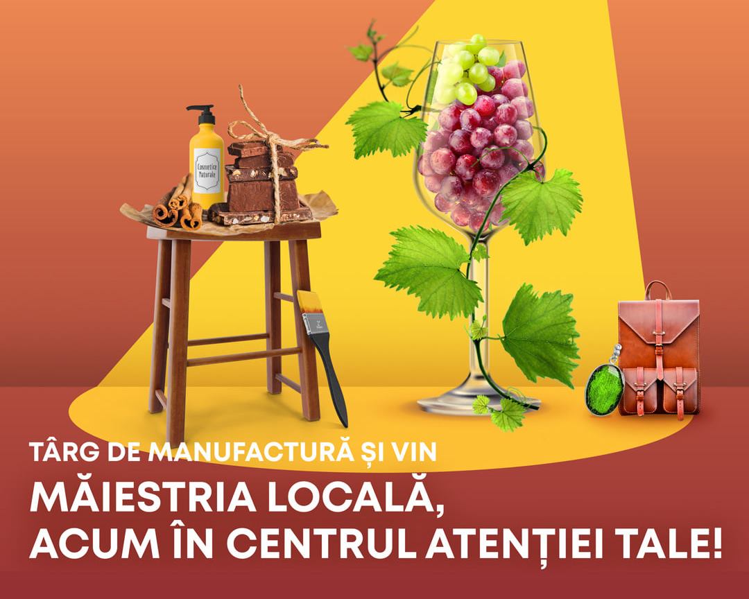 Târg de manufactură și vin la Târgu Mureș