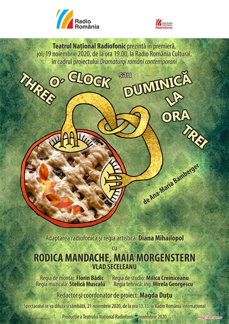 Premieră la Radio România Cultural: Three O᾿Clock sau Duminică la ora trei