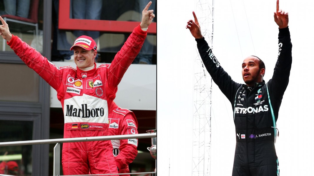 Lewis Hamilton = Michael Schumacher