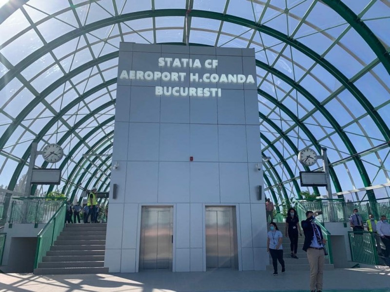 72 de trenuri vor circula între Gara de Nord și Aeroportul Otopeni