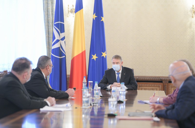 O nouă şedinţă privind gestionarea epidemiei de COVID-19 la Palatul Cotroceni