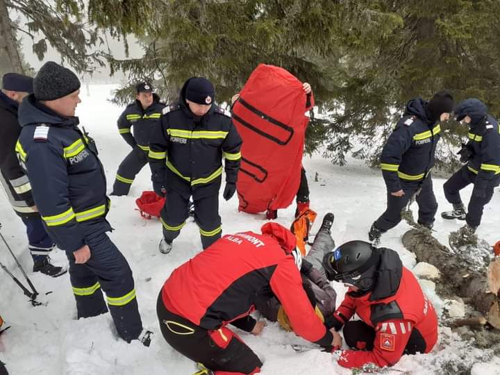 Intervenţie dificilă a salvatorilor montani în Apuseni