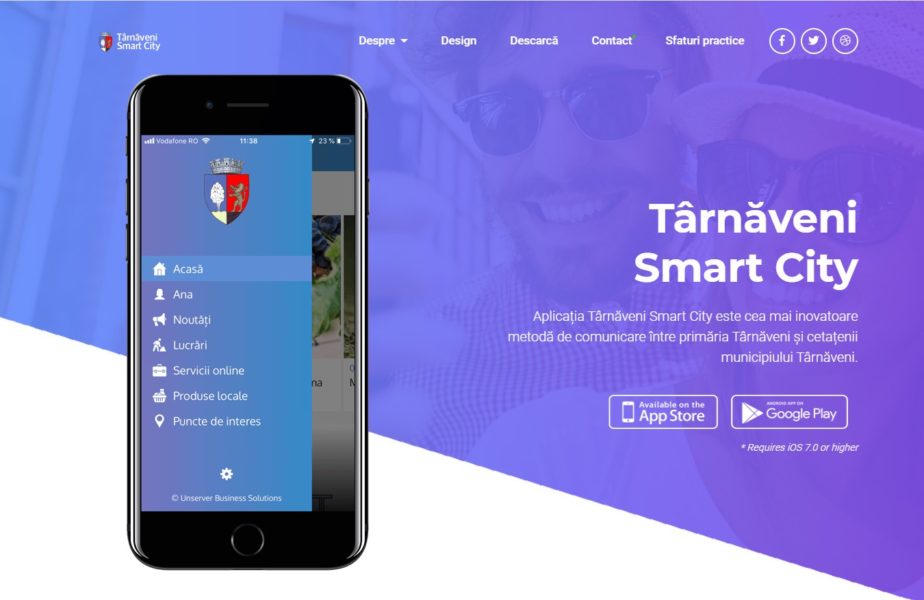 Târnăveni Smart City include primul funcționar public bazat pe inteligență artificială