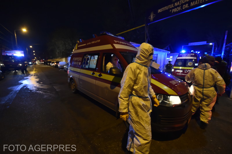 Incendiu la Institutul Matei Balș din București, care tratează bolnavi cu COVID Incendiu la Institutul Matei Balș din București, care tratează bolnavi cu COVID