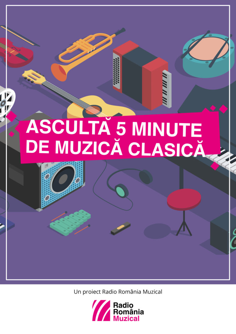 “Ascultă 5 minute de muzică clasică”, între 1 și 31 martie, în spații neconvenționale din întreaga țară