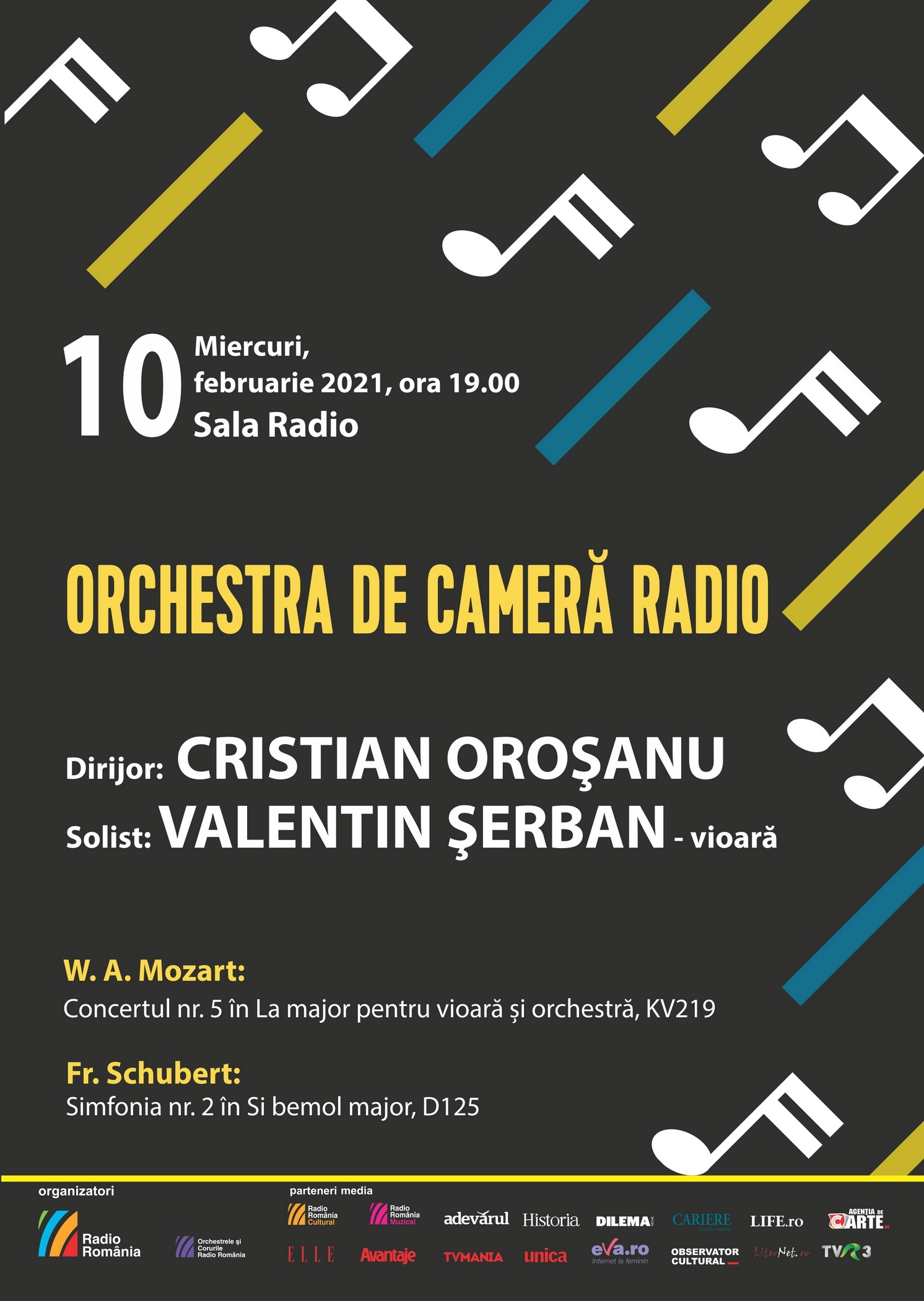 Live de la Sala Radio: Călătorie în Viena imperială și Seară de Jazz