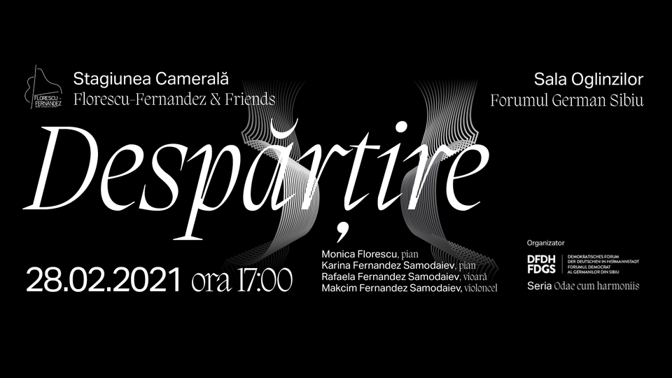 Publicul meloman din Sibiu este invitat astăzi la un concert cameral plin de emoții
